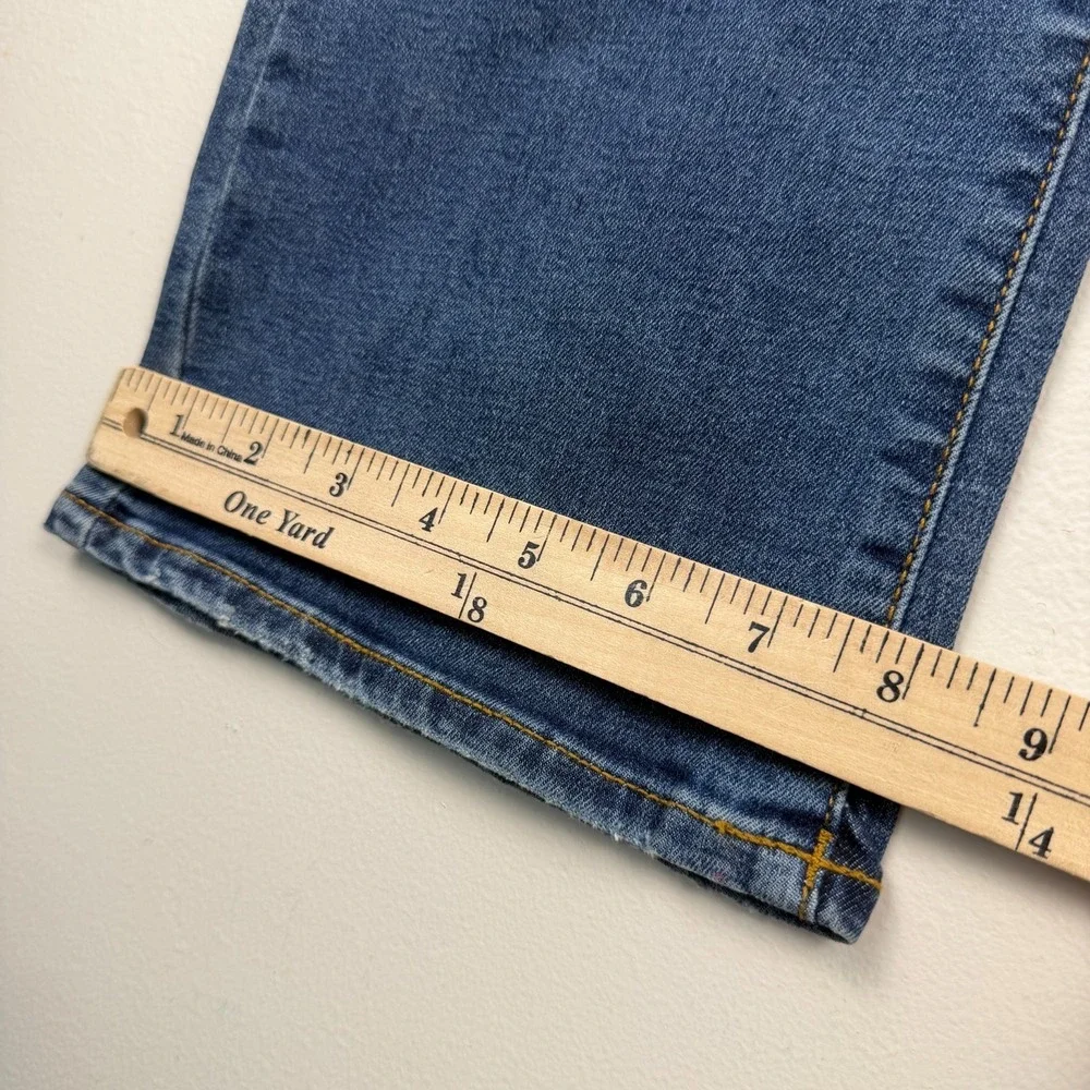 SO Goods For Life Bootcut Jeans Women's 5/27W (28x31)Blue Denim Low-Rise Stretch